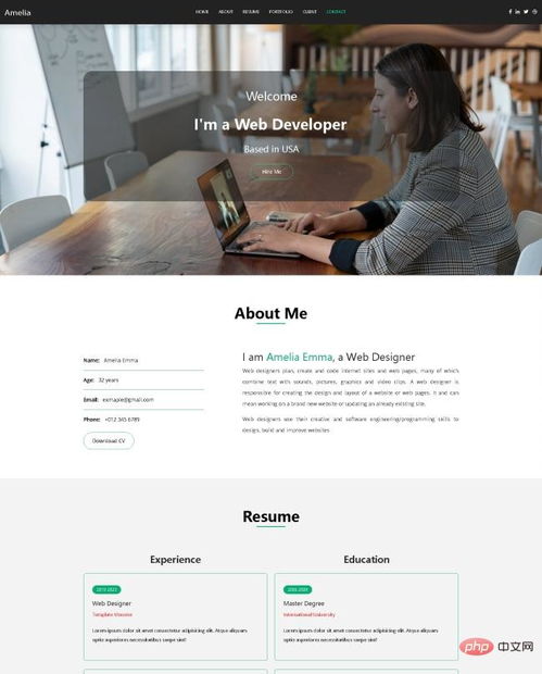 帝國cms模板仿后臺(tái)登錄界面免費(fèi)下載 帝國cms模板 php中文網(wǎng)源碼